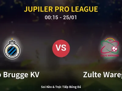 Kết Quả: Club Brugge KV 4-3 Zulte Waregem – Highlight & Bàn Thắng | Jupiler Pro League