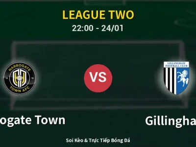 Soi Kèo Harrogate Town vs Gillingham – 22:00 24/01 | Nhận Định, Dự Đoán Tỷ Số