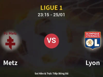 Soi Kèo Metz vs Lyon – 23:15 25/01 | Nhận Định, Dự Đoán Tỷ Số