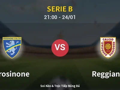 Soi Kèo Frosinone vs Reggiana – 21:00 24/01 | Nhận Định, Dự Đoán Tỷ Số