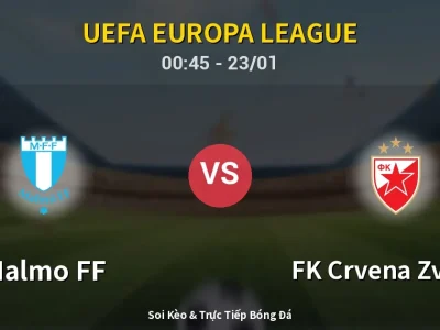 Kết Quả: Malmo FF 0-1 FK Crvena Zvezda – Highlight & Bàn Thắng | UEFA Europa League