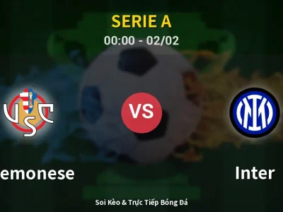 Kết Quả: Cremonese 0-2 Inter – Highlight & Bàn Thắng | Serie A