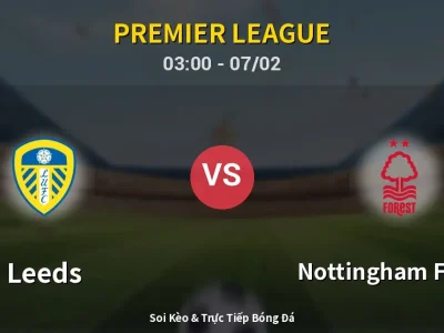 Kết Quả: Leeds 3-1 Nottingham Forest – Highlight & Bàn Thắng | Premier League