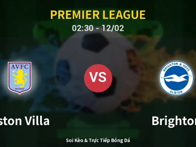 Kết Quả: Aston Villa 1-0 Brighton – Highlight & Bàn Thắng | Premier League