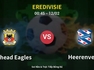 Kết Quả: GO Ahead Eagles 1-3 Heerenveen – Highlight & Bàn Thắng | Eredivisie