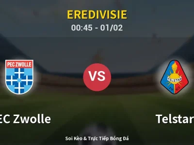 Kết Quả: PEC Zwolle 4-1 Telstar – Highlight & Bàn Thắng | Eredivisie