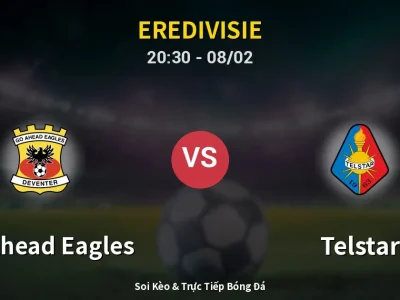 🔴 Trực Tiếp: GO Ahead Eagles 0-0 Telstar – Link Xem Eredivisie (Full HD)