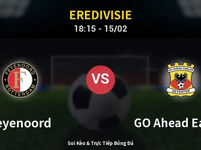 Kết Quả: Feyenoord 1-0 GO Ahead Eagles – Highlight & Bàn Thắng | Eredivisie
