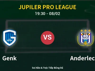 Kết Quả: Genk 2-0 Anderlecht – Highlight & Bàn Thắng | Jupiler Pro League