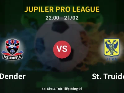 🔴 Trực Tiếp: Dender 1-0 St. Truiden – Link Xem Jupiler Pro League (Full HD)