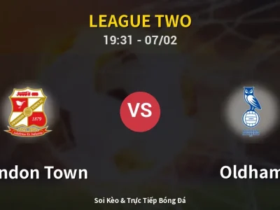 🔴 Trực Tiếp: Swindon Town 1-0 Oldham – Link Xem League Two (Full HD)