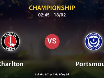 Kết Quả: Charlton 1-3 Portsmouth – Highlight & Bàn Thắng | Championship