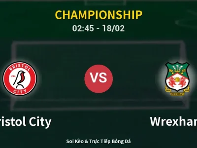 Kết Quả: Bristol City 2-2 Wrexham – Highlight & Bàn Thắng | Championship