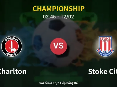 Kết Quả: Charlton 1-0 Stoke City – Highlight & Bàn Thắng | Championship