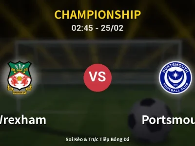 Kết Quả: Wrexham 2-1 Portsmouth – Highlight & Bàn Thắng | Championship