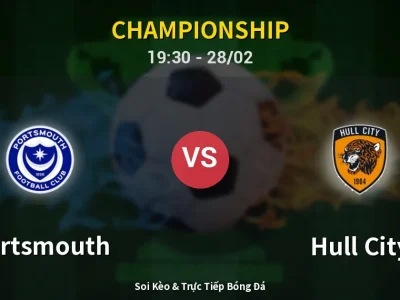 Soi Kèo Portsmouth vs Hull City – 19:30 28/02 | Nhận Định, Dự Đoán Tỷ Số