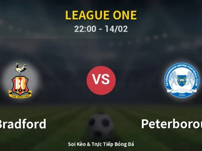 Soi Kèo Bradford vs Peterborough – 22:00 14/02 | Nhận Định, Dự Đoán Tỷ Số