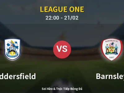 🔴 Trực Tiếp: Huddersfield 0-0 Barnsley – Link Xem League One (Full HD)