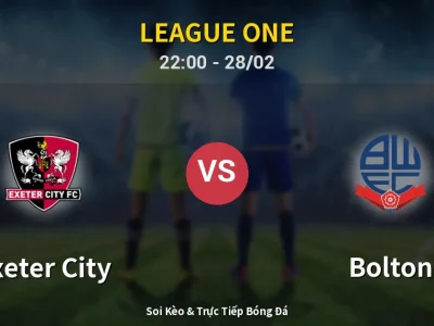 Soi Kèo Exeter City vs Bolton – 22:00 28/02 | Nhận Định, Dự Đoán Tỷ Số