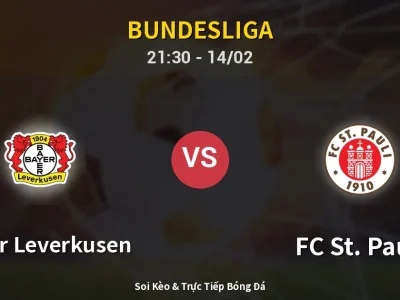Soi Kèo Bayer Leverkusen vs FC St. Pauli – 21:30 14/02 | Nhận Định, Dự Đoán Tỷ Số