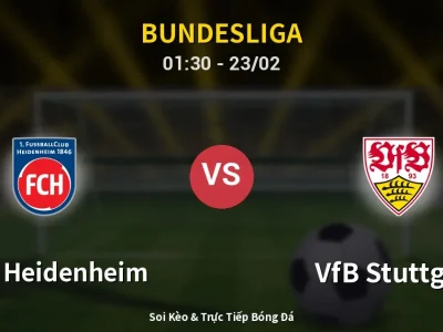 Kết Quả: 1. FC Heidenheim 3-3 VfB Stuttgart – Highlight & Bàn Thắng | Bundesliga
