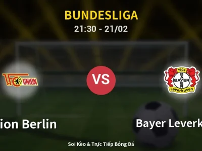 🔴 Trực Tiếp: Union Berlin 1-0 Bayer Leverkusen – Link Xem Bundesliga (Full HD)