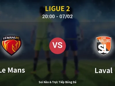 🔴 Trực Tiếp: Le Mans 0-0 Laval – Link Xem Ligue 2 (Full HD)