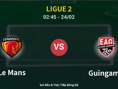 Kết Quả: Le Mans 1-1 Guingamp – Highlight & Bàn Thắng | Ligue 2