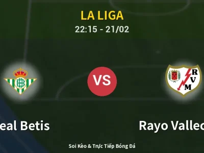 🔴 Trực Tiếp: Real Betis 0-0 Rayo Vallecano – Link Xem La Liga (Full HD)