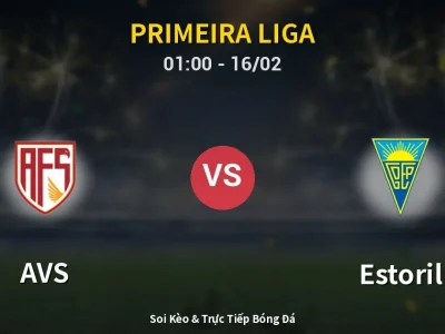 Kết Quả: AVS 3-0 Estoril – Highlight & Bàn Thắng | Primeira Liga