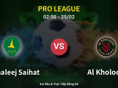 Kết Quả: Al Khaleej Saihat 2-3 Al Kholood – Highlight & Bàn Thắng | Pro League