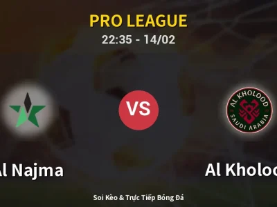 Soi Kèo Al Najma vs Al Kholood – 22:35 14/02 | Nhận Định, Dự Đoán Tỷ Số