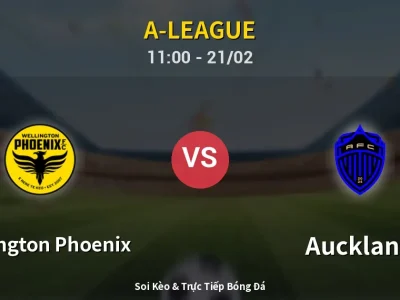 Kết Quả: Wellington Phoenix 0-5 Auckland – Highlight & Bàn Thắng | A-League