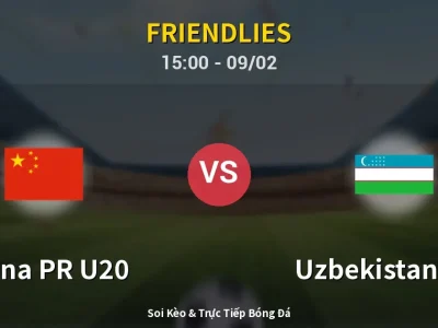 Kết Quả: China PR U20 1-1 Uzbekistan U20 – Highlight & Bàn Thắng | Friendlies