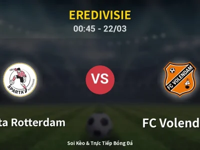 Kết Quả: Sparta Rotterdam 2-0 FC Volendam – Highlight & Bàn Thắng | Eredivisie