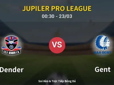 Kết Quả: Dender 1-3 Gent – Highlight & Bàn Thắng | Jupiler Pro League