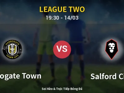Soi Kèo Harrogate Town vs Salford City – 19:30 14/03 | Nhận Định, Dự Đoán Tỷ Số
