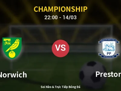 Soi Kèo Norwich vs Preston – 22:00 14/03 | Nhận Định, Dự Đoán Tỷ Số