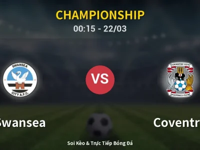 Kết Quả: Swansea 0-3 Coventry – Highlight & Bàn Thắng | Championship