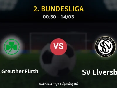 Kết Quả: SpVgg Greuther Fürth 2-0 SV Elversberg – Highlight & Bàn Thắng | 2. Bundesliga