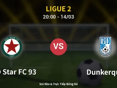 Kết Quả: RED Star FC 93 1-0 Dunkerque – Highlight & Bàn Thắng | Ligue 2