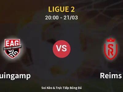 🔴 Trực Tiếp: Guingamp 0-1 Reims – Link Xem Ligue 2 (Full HD)