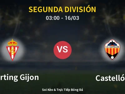 Kết Quả: Sporting Gijon 4-1 Castellón – Highlight & Bàn Thắng | Segunda División