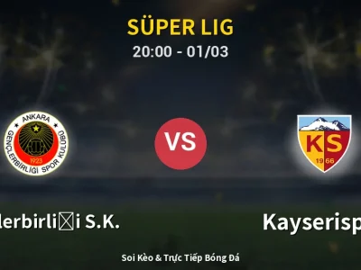 Kết Quả: Gençlerbirliği S.K. 0-0 Kayserispor – Highlight & Bàn Thắng | Süper Lig