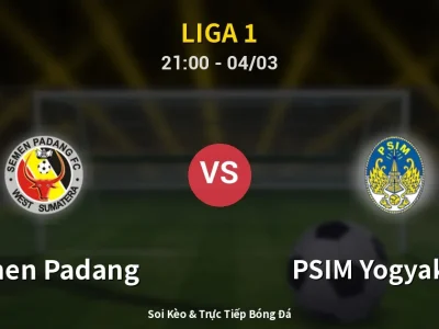Soi Kèo Semen Padang vs PSIM Yogyakarta – 21:00 04/03 | Nhận Định, Dự Đoán Tỷ Số