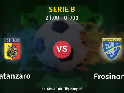 🔴 Trực Tiếp: Catanzaro 2-2 Frosinone – Link Xem Serie B (Full HD)
