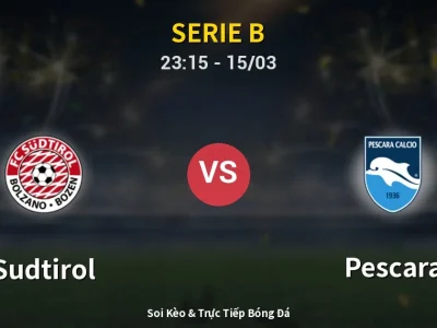 Soi Kèo Sudtirol vs Pescara – 23:15 15/03 | Nhận Định, Dự Đoán Tỷ Số