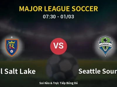 Kết Quả: Real Salt Lake 2-1 Seattle Sounders – Highlight & Bàn Thắng | Major League Soccer