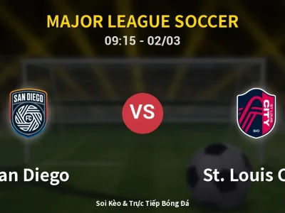 Kết Quả: San Diego 2-0 St. Louis City – Highlight & Bàn Thắng | Major League Soccer