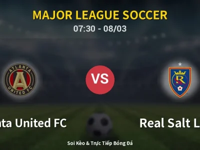 Kết Quả: Atlanta United FC 2-3 Real Salt Lake – Highlight & Bàn Thắng | Major League Soccer